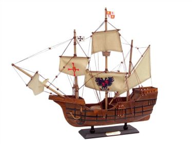 Wooden Santa Maria Limited Tall Model Ship 20""