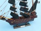 Wooden Edward England's Pearl Model Pirate Ship 14""