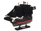 Wooden Caribbean Pirate Black Sails Limited Model Pirate Ship 12""