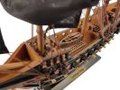 Wooden Caribbean Pirate Black Sails Limited Model Pirate Ship 15""