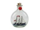 USS Constitution Model Ship in a Glass Bottle 4""