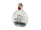 USS Constitution Model Ship in a Glass Bottle 4""