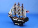 Wooden USS Constitution Tall Model Ship 7""