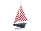 Wooden Nautical Delight Model Sailboat 17""