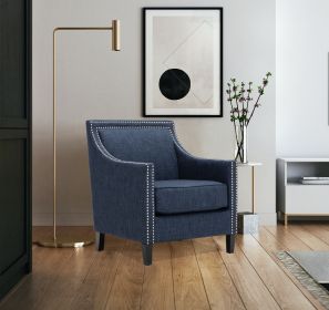 Trinity Navy Blue Accent Chair