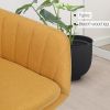 Upholstered Fabric ROCKING CHAIR - YELLOW