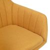 Upholstered Fabric ROCKING CHAIR - YELLOW