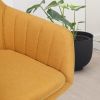 Upholstered Fabric ROCKING CHAIR - YELLOW