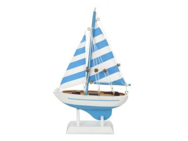 Wooden Anchors Aweigh Model Sailboat 9""