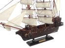 Wooden John Halsey's Charles White Sails Pirate Ship Model 20""