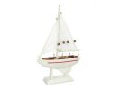 Wooden Intrepid Model Sailboat 9""