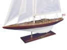 Wooden William Fife Model Sailboat Decoration 35""