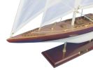 Wooden William Fife Model Sailboat Decoration 35""