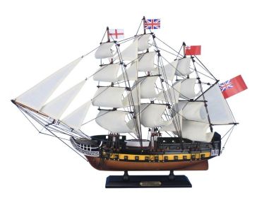 Wooden HMS Surprise Master and Commander Model Ship 24""