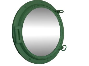 Seafoam Green Decorative Ship Porthole Mirror 24""