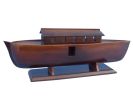 Wooden Noah's Ark Model Boat 14""