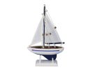 Wooden Enterprise Model Sailboat Decoration 9""