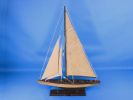 Wooden Rustic Enterprise Limited Model Sailboat Decoration 27""