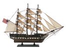 Wooden Rustic USS Constitution Tall Model Ship 24""