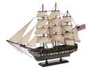 Wooden Rustic USS Constitution Tall Model Ship 24""