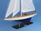 Wooden Enterprise Model Sailboat Decoration 35""