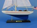 Wooden Enterprise Model Sailboat Decoration 16""