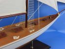 Wooden Columbia Model Sailboat Decoration 80""