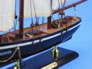 Wooden America Model Sailboat Decoration 16""