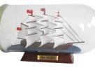 HMS Bounty Model Ship in a Glass Bottle 11""