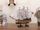 Wooden USS Constitution Tall Ship Model 12""