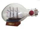 Atlantic Sailboat in a Glass Bottle 7""