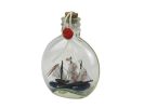 Santa Maria Model Ship in a Glass Bottle 4""