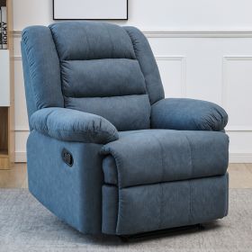 Single Electric Massage Multi-functional Recliner Living Room Bedroom (Option: Blue-Sofa3-USB)